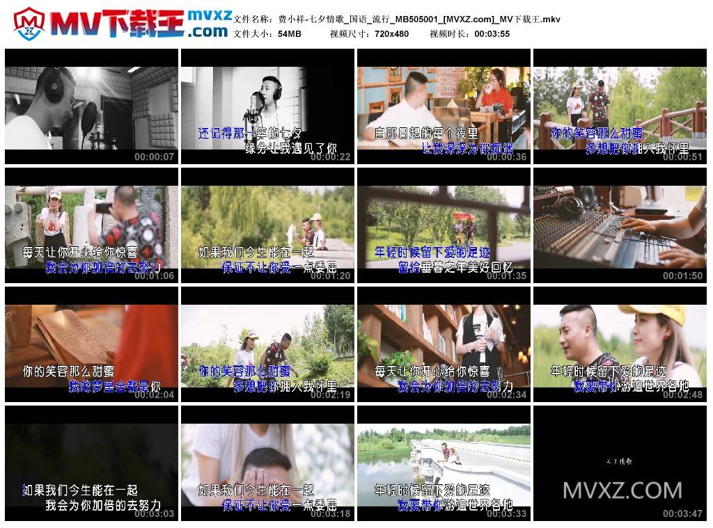 费小祥-七夕情歌_国语_流行_MB505001